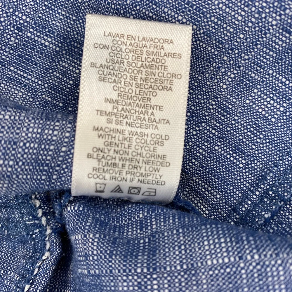 Derek Lam for Design Nation Denim Button Up Dress Size 4 - Picture 11 of 11